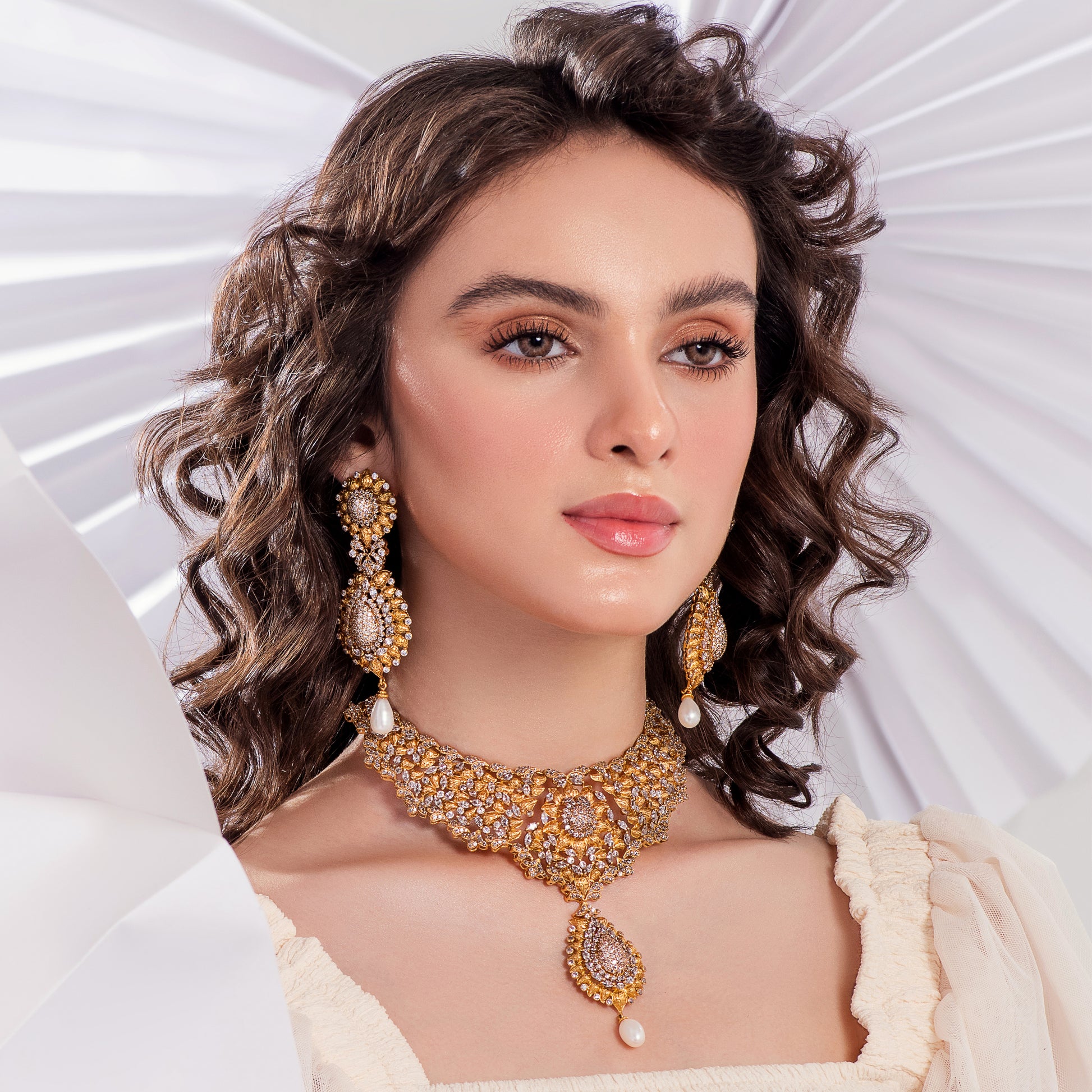 Gold Bridal Set – Waseem jewellers